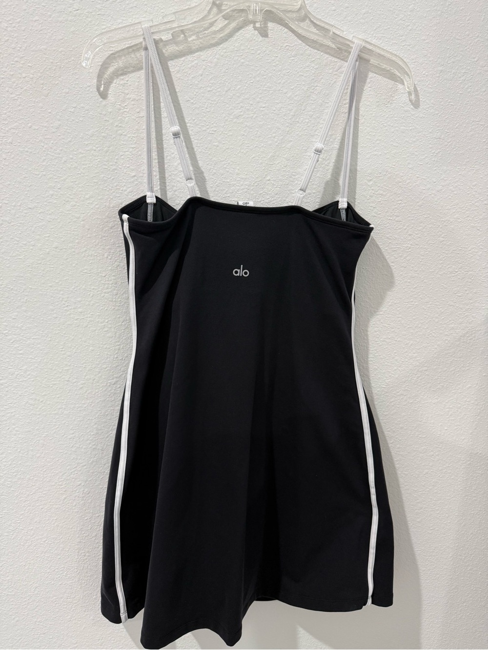 ALO Yoga Black Dress with White Trim